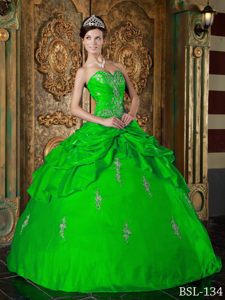 Spring Green Quinceanera Dresses